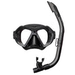 Load image into Gallery viewer, Black mask and snorkel set
