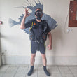Load image into Gallery viewer, Diver wearing scuba diving equipment posing indoors before the discover scuba dive experience
