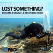 Load image into Gallery viewer, A diver with weights and a lift bag on their PADI Search and Recovery specialty in Malta
