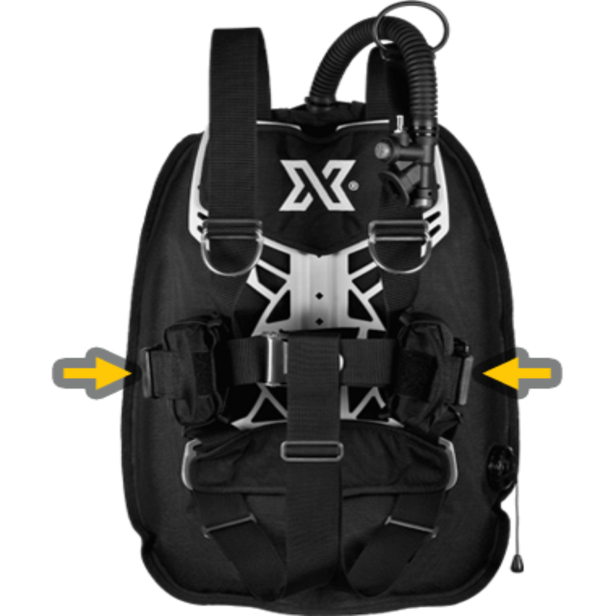 XDEEP Ghost Deluxe Harness System Backplate